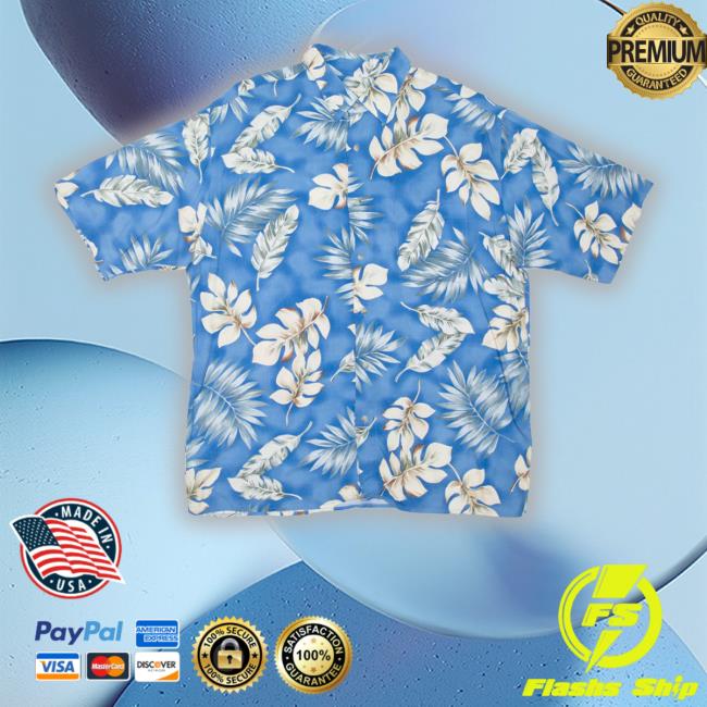 Cerqular Merch Prewick&Moore Mens Hawaiian Blue Crazy Shirts