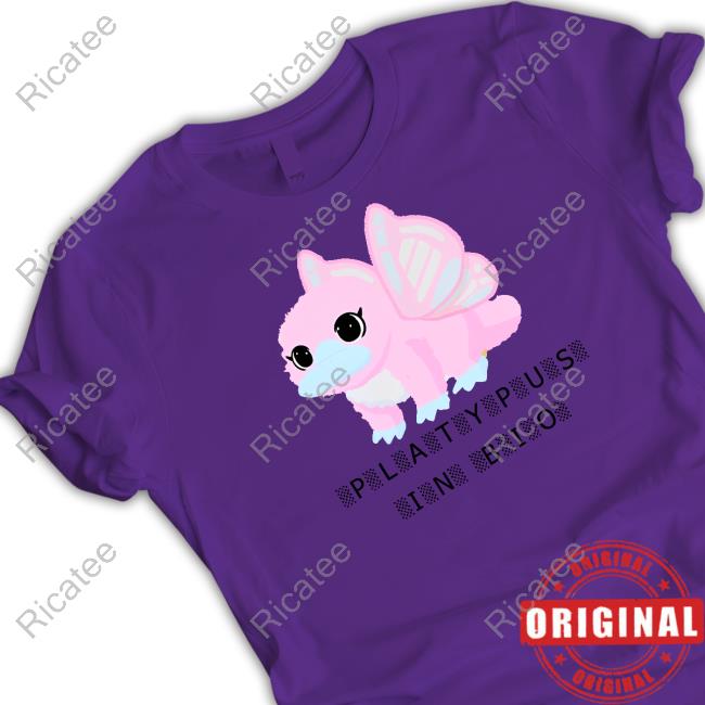Official Platypus In Bio Fitted T Shirt The Prettiest Platypus