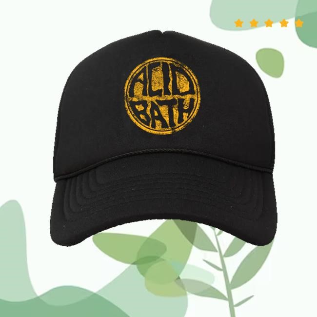 Acid Bath Official Merch Circle Logo Trucker Hat