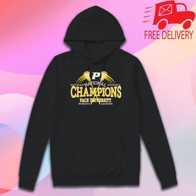 Pace University 2023 D2 Wlax Natl Champions Shirt