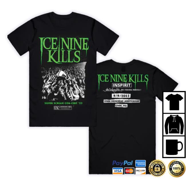 Trending Ink-Merch Store Silver Scream Con-Cert Hoodie Sweatshirt Ink-Merch Shop