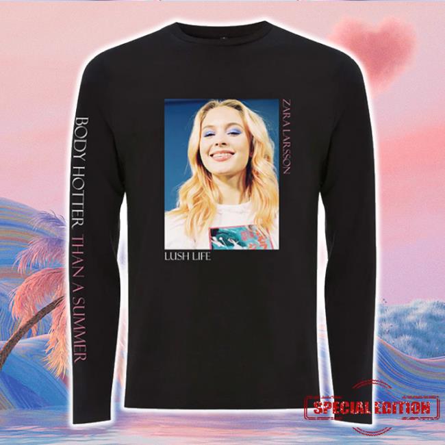 Trending On Repeat Artist Stores Merch Zara Larsson Body Hotter T-Shirt On Repeat Artist Stores Shop