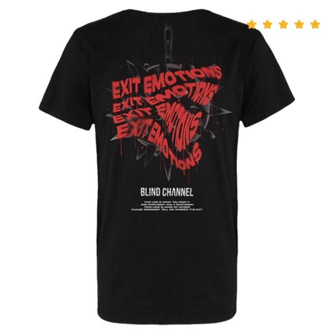 Official Blind Channel Official Merch Exit Emotions Hoodie