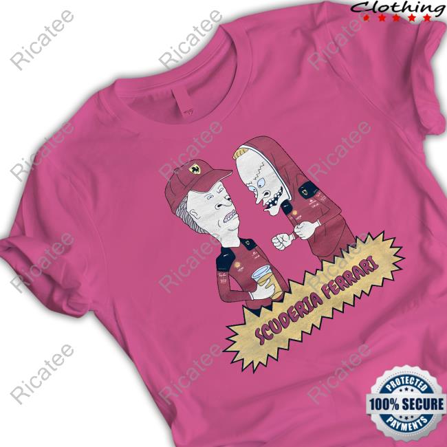 Aerodynamics Are For People Who Can't Build Engines Beavis & Butthead Scuderia Ferrari Tee