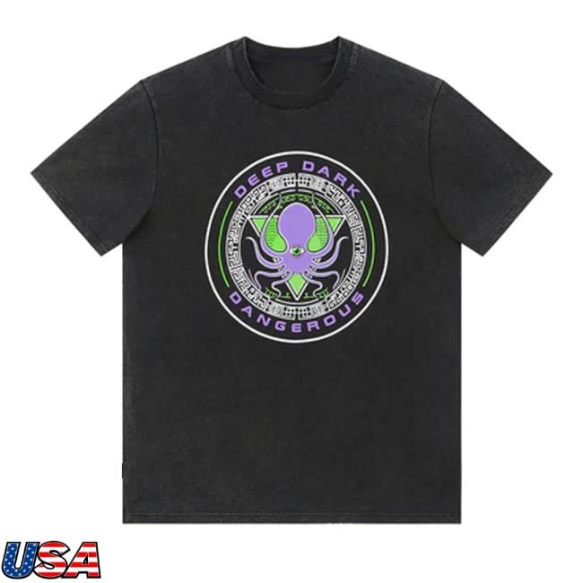 Deep Dark And Dangerous Merch Stargate Acid Wash Crewneck Sweatshirt