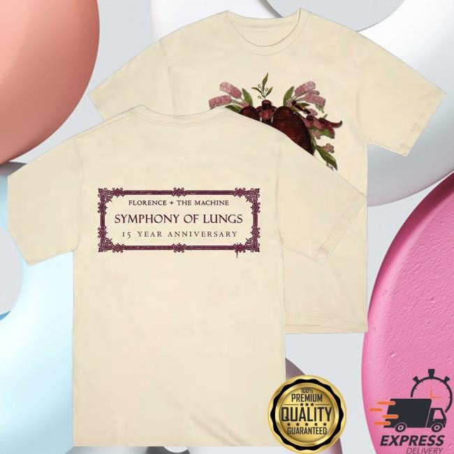 Florence And The Machine Merch Natural Lungs Tee Florence And The Machine Merch Natural Lungs Tee