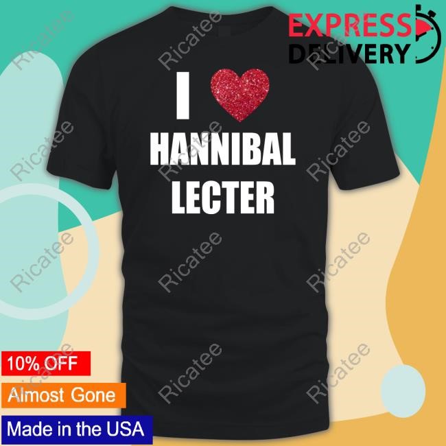 Cravegetaway I Love Hannibal Lecter Long Sleeved T-Shirt
