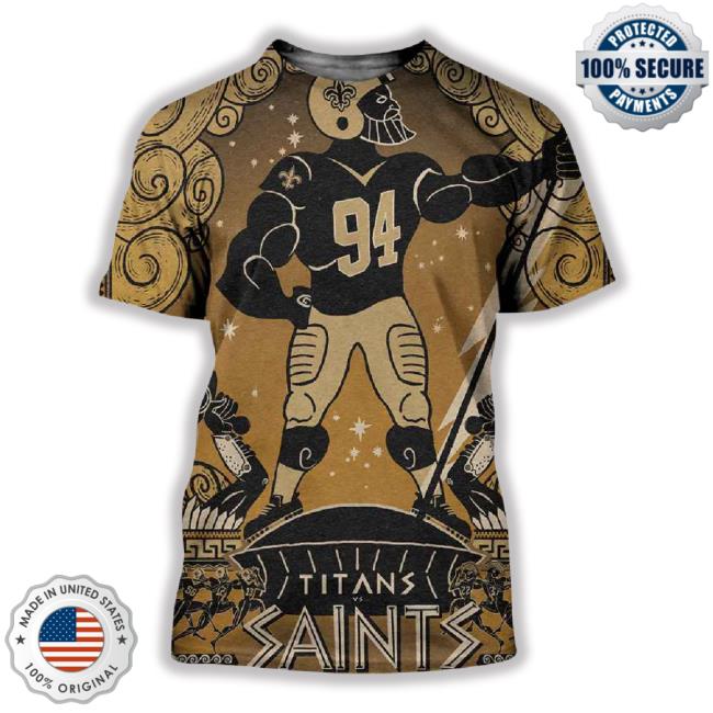New Orleans Saints A Clash With The Tennessee Titans September 10 2023 Noon Caesar’S Superdome 3D Tee Shirt
