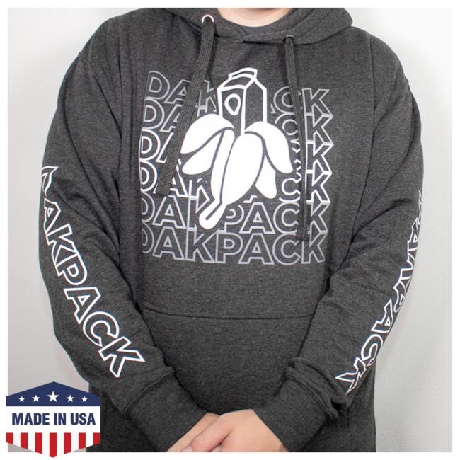 Dakblake Merch Store Dakpack Milky Banana Cascade Hooded Sweatshirt