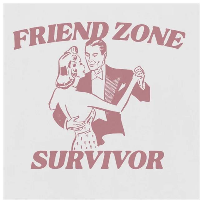Nick Nayersina Store Official Merch Friend Zone Survivor White Shirt