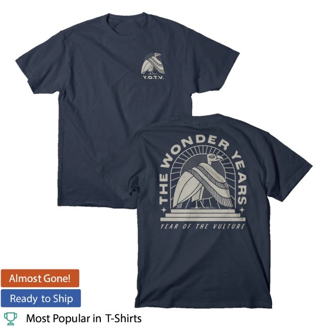 The Wonder Years Year Of The Vulture Hooded Sweatshirt Loneliest Place On Earth Merch Store Loneliest Place On Earth Merch Store The Wonder Years Year Of The Vulture Long Sleeve Shirt