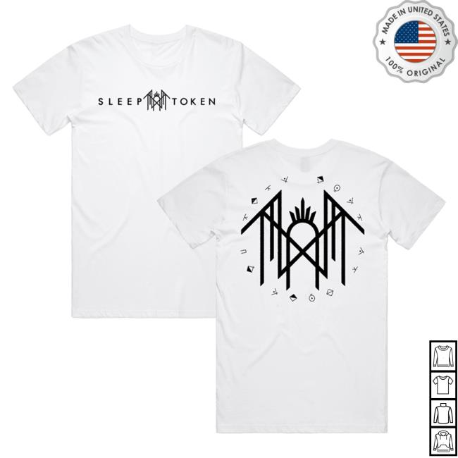 Sleep Token Merch Store Sleep - Token Emblem T Shirt White SleepToken
