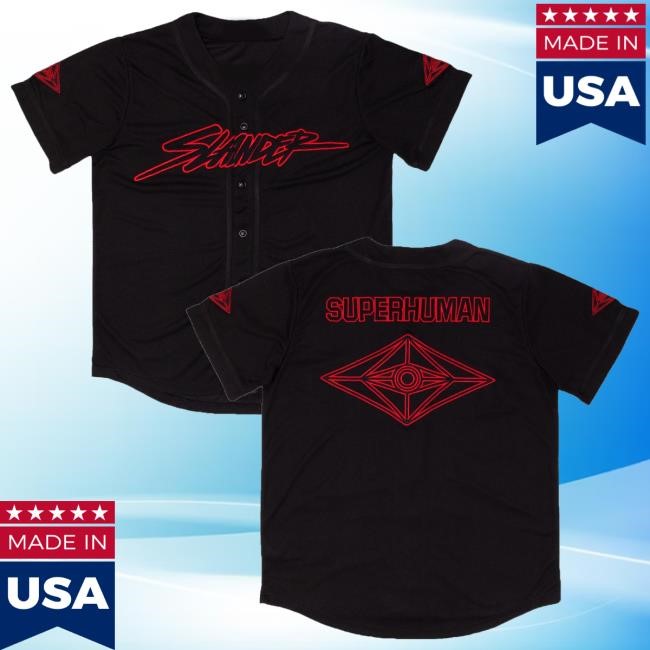 Slander Merch Store Slander Black/Red Festival Jersey Tee