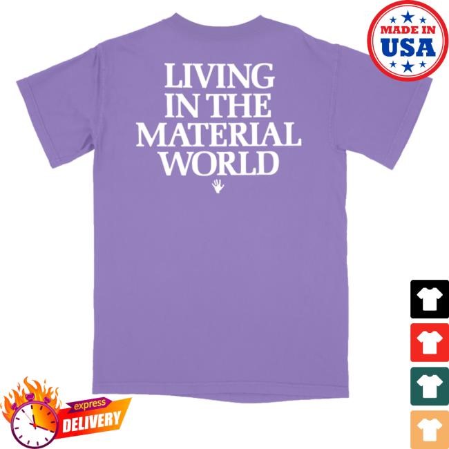 Official Living In The Material World Violet Hand Long Sleeve George Harrison George Harrison Merch Store Living In The Material World Violet Hand Shirt