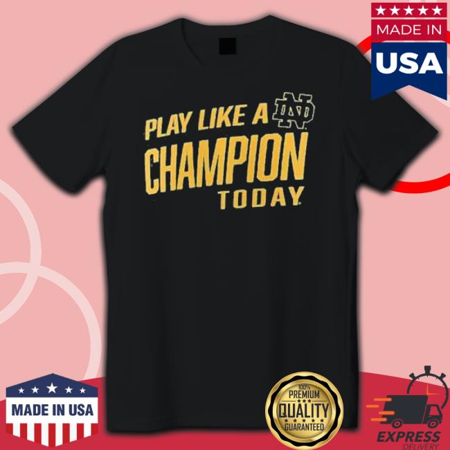 Notre Dame Fighting Irish Play Like A Champion Shirt