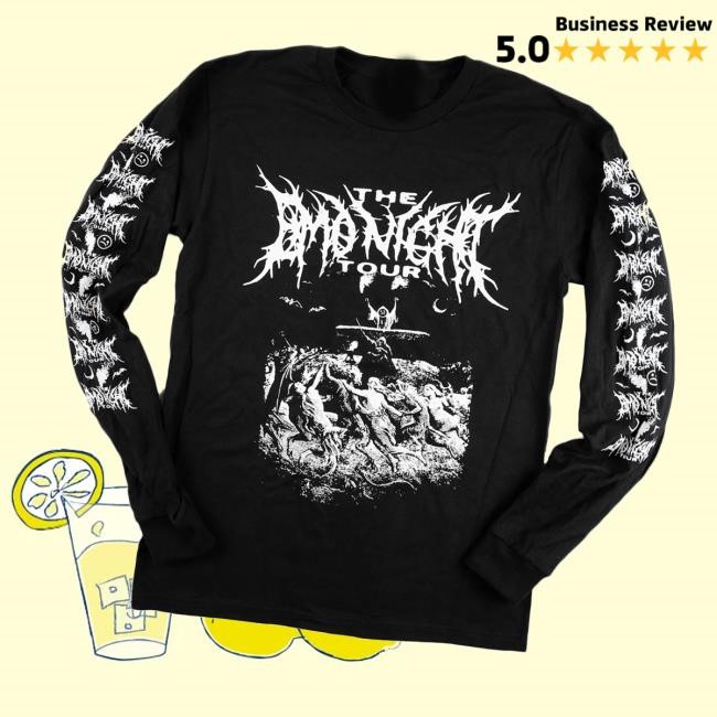 Emonighttour Merch Metal Tee Shirt