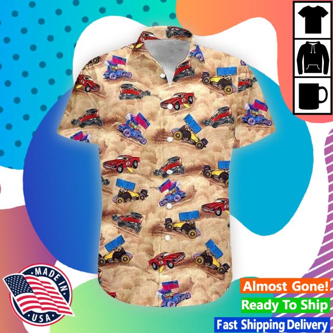 Dirt Track Racing Hawaiian Funny Shirt