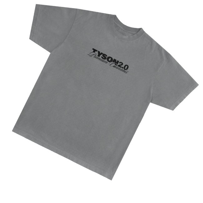 Tyson 2.0 Premium Cannabis Gray Basics Hoodie