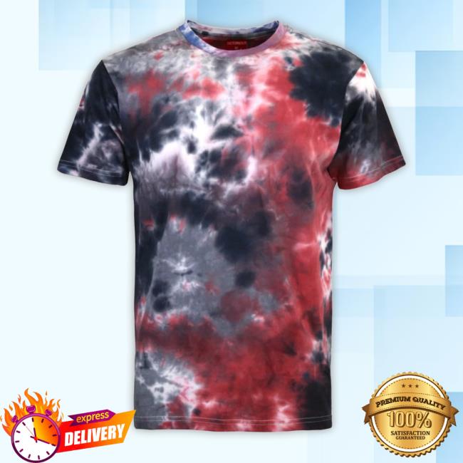 Victorious Men's Multi Color Graphic Tie Dye Long Sleeve T Shirt TS7433 - Koi Fish - Small