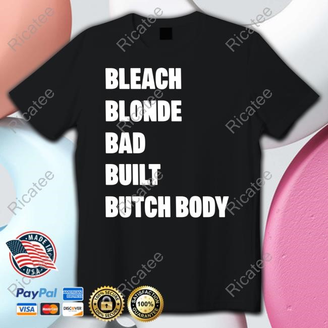 The Breakfast Club Jasmine Crockett Wearing Bleach Blonde Bad Built Butch Body Shirt