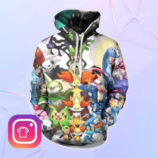 Pokemon All In One 3D New Shirt Impressive Gift For Men And Women