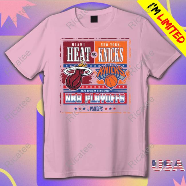 Heat Vs Knicks White Hot Matchup Shirts