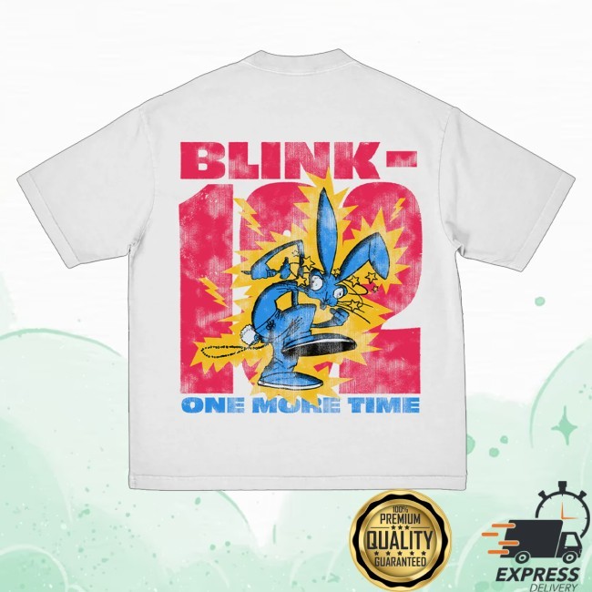 Blink 182 Merch One More Time Rabbit Tee