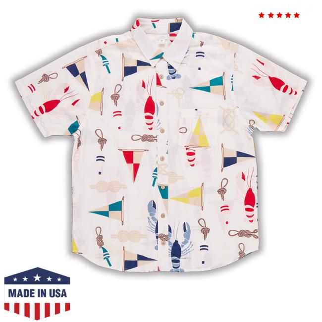 Boys Nautical Jack Hawaiian Tee Shirt