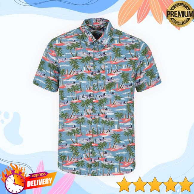 Mountainwarehouse Hawaiian Short Sleeve Mens Hoodie