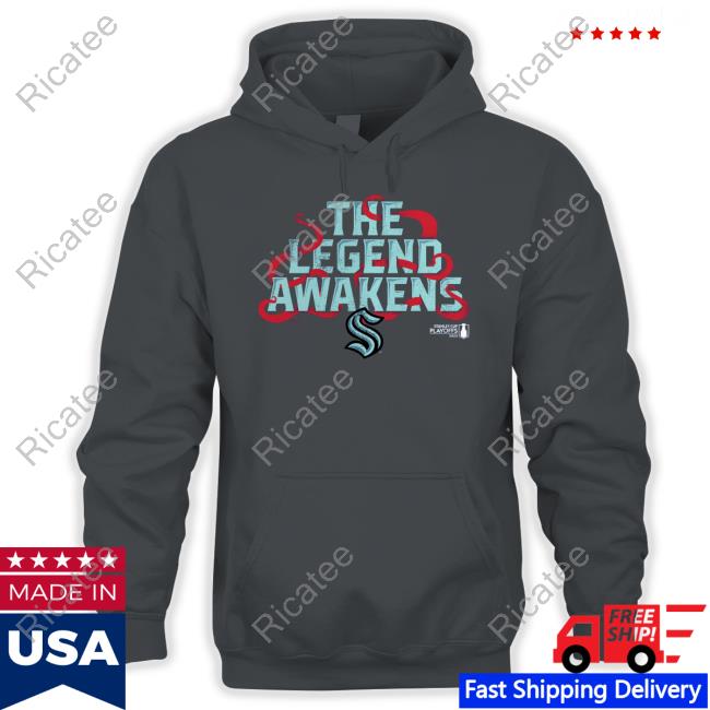 Seattle Kraken The Legend Awakens Shirt Nhl Store Seattle Kraken The Legend Awakens Tee Shirt