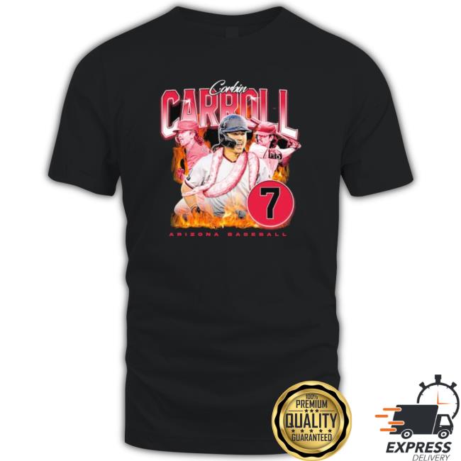 Official Corbin Carroll Arizona Baseball Retro Hoodie