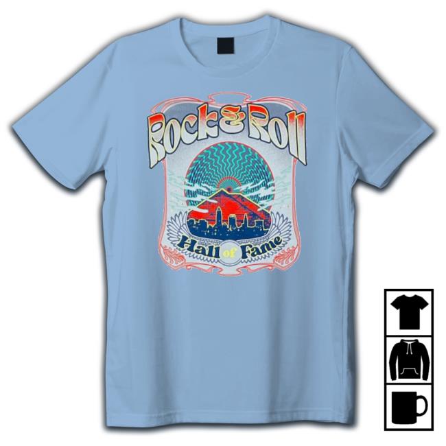 Original Rock Hall Record Sunset Classic Shirt