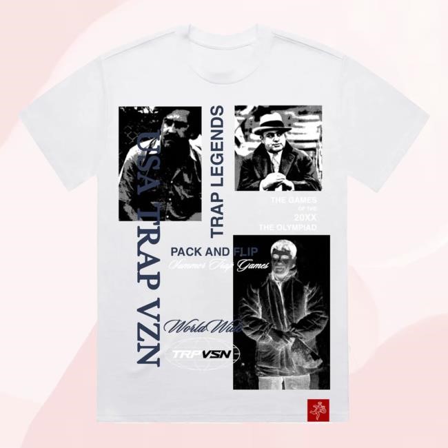 Official Urban Streetwear Merch Hasta Muerte Red Label Red Label - Trap Legends Tee (White) Shirt