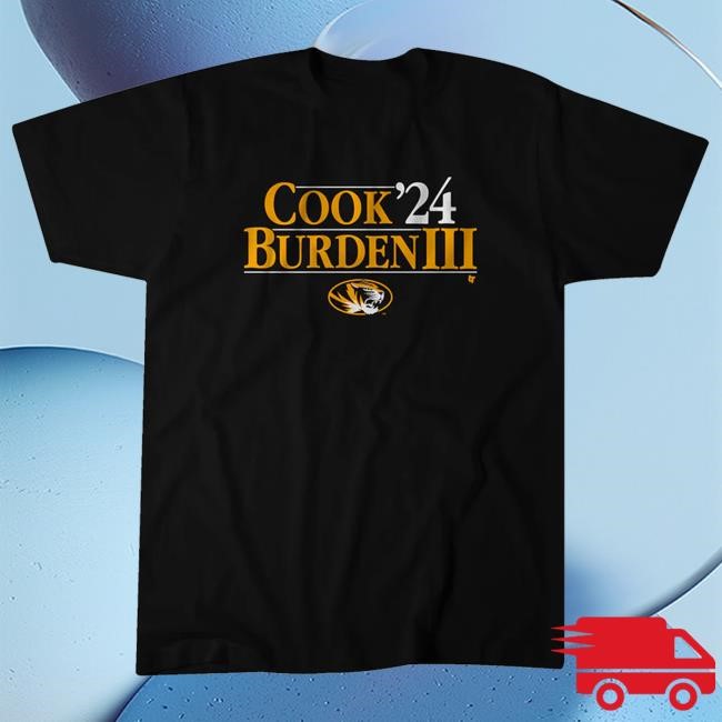 Official Breakingt Merch Missouri Football Cook-Burden Iii '24 Shirts