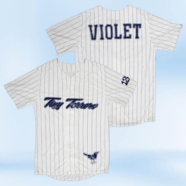 Tessa Violet Store Tiny Terrors Baseball Jersey Tee Shirt