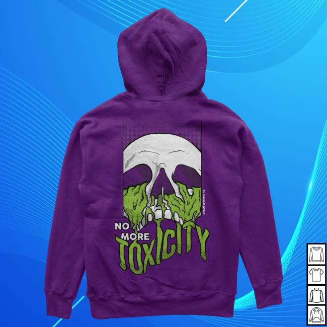Official Dream Clothing No More Toxicity Crew neck Sweatshirt Purple Dreamclothinghq
