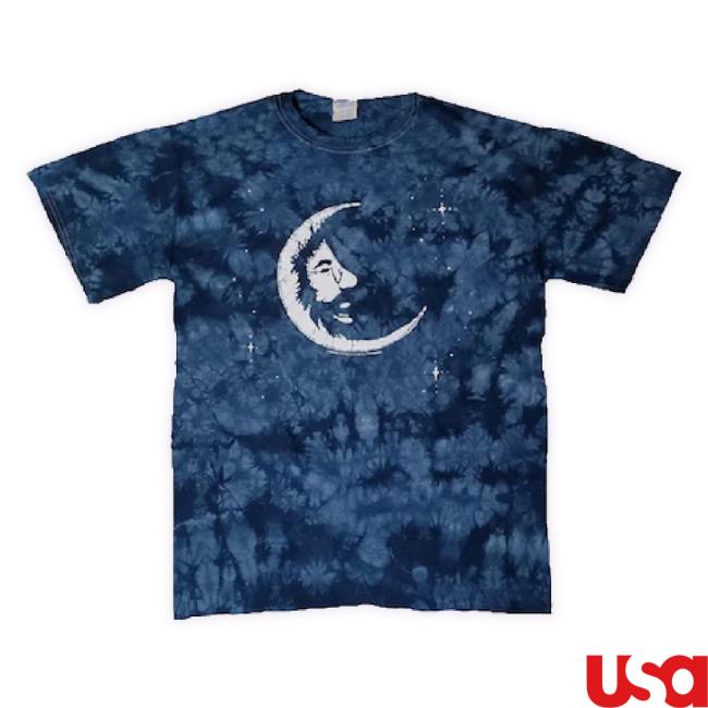 Official Hippie Shop Jerry Moon Tie Dye Sweatshirt