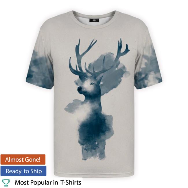 Watercolor Deer Hoodie