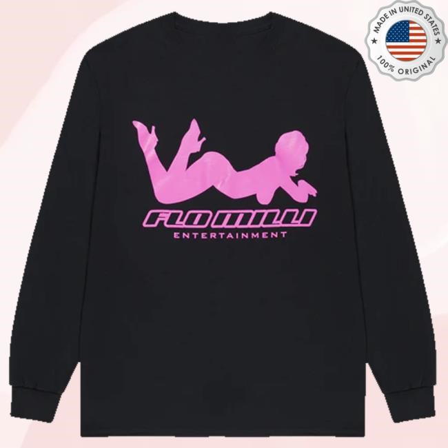 Official Flo Milli Merch Shop Flo Milli Entertainment Longsleeve Crewneck Sweatshirt