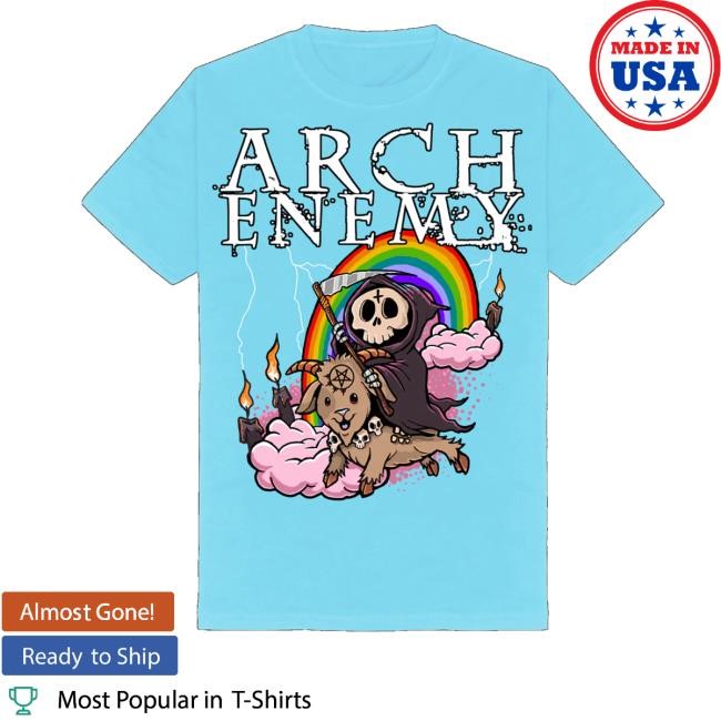 Archenemy Merch Rainbow Reaper Unisex Sweatshirt