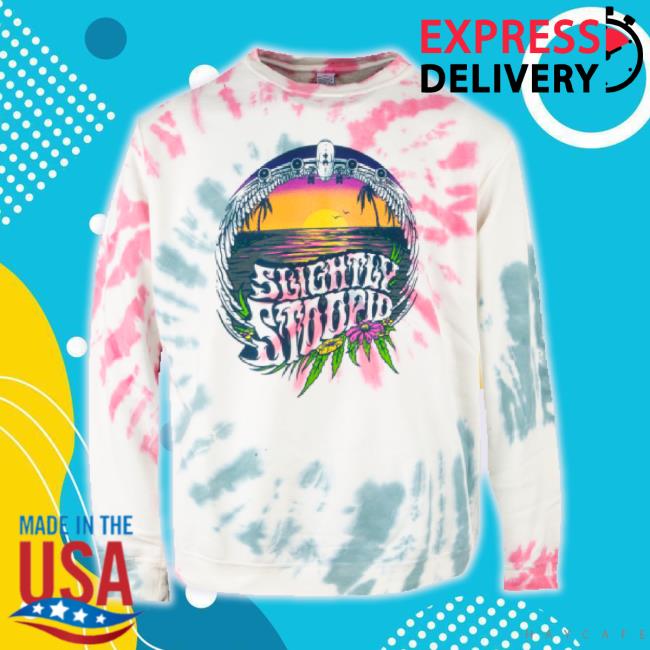 Trending Slightly Stoopid Merch Store Slightly Stoopid Up On A Plane Ladies Tie Dye Sweater Slightlystoopid Shop