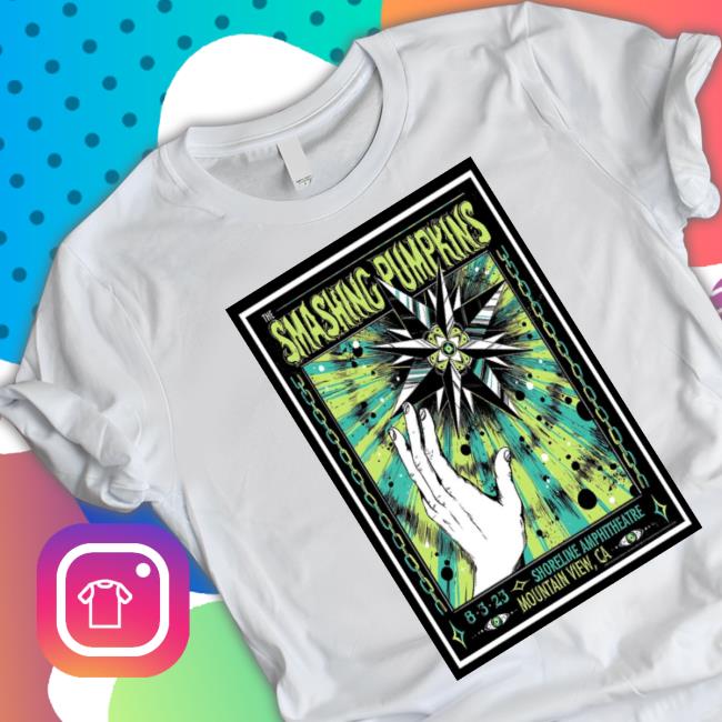 The Smashing Pumpkins 8.3.23 Shoreline Amphitheatre Mountain View, Ca Poster Unisex Sweatshirt