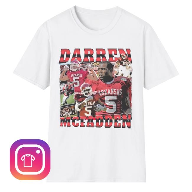Darren Mcfadden Arkansas Hooded Sweatshirt Mcfadden20 Merch Store Shop