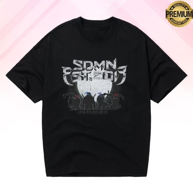 Official Sidemen Clothing Merch Store Shop Sdmn X Tmnt Silhouette Shirt