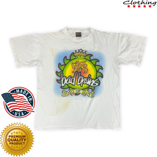 Official Jointcustodydc Shop Vintage Bad Brains "God Of Love" t-shirt, hoodie, tank top, sweater and long sleeve t-shirt