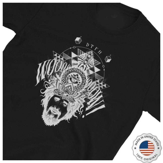 Duncan Trussell Merch Store Classic Dtfh Woooow Zip Up Hooded Sweatshirt