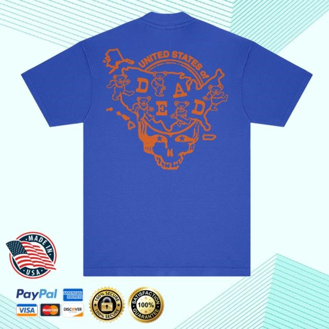 Grateful Dead Merch Illinois United States Of Dead Sweater