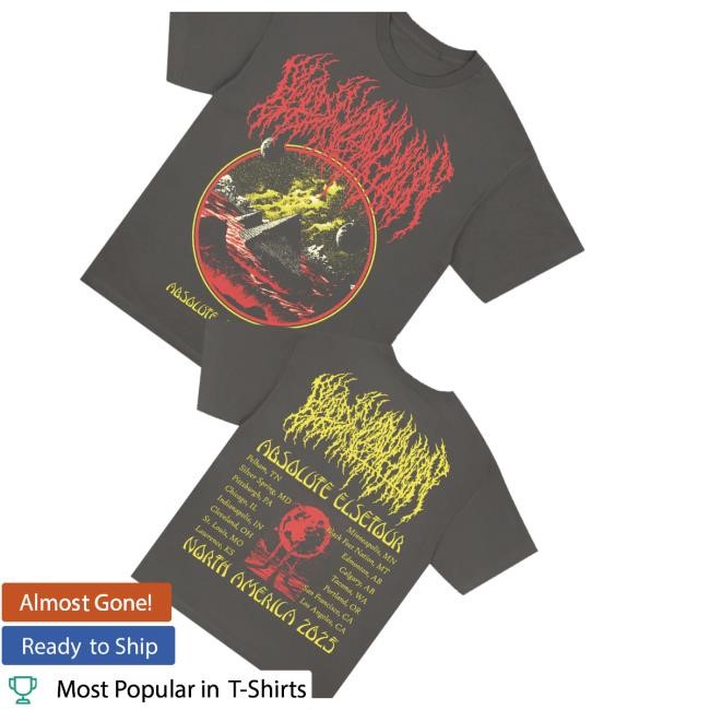 Official Blood Incantation Merch Shop Store Absolute Elsetour New Shirt