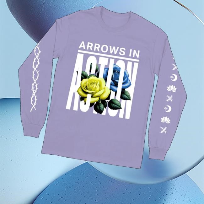 Arrows In Action Merch Arrows In Action Floral T-Shirt, Hoodie, Tank Top, Sweater And Long Sleeve T-Shirt
