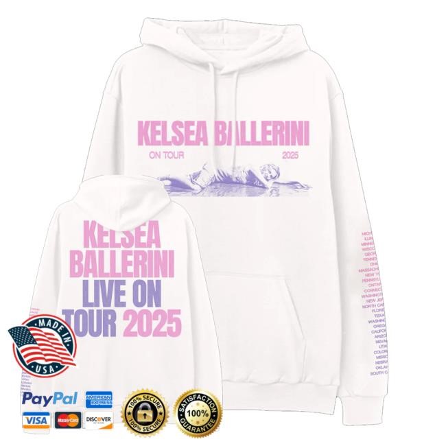 Kelsea Ballerini Merch Shop Store Official Live On Tour 2025 Shirts